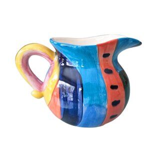 Robert Delaunay Nature Morte Colorful Pottery Pitcher - Signed Norton Museum Art